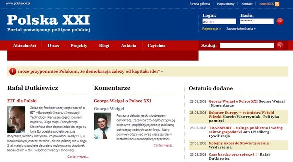 Portal "Polska XXI"